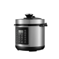 Cuisinière multifonction électrique en acier inoxydable au meilleur prix, autocuiseur électrique domestique, friteuse à air avec pièces d'autocuiseur