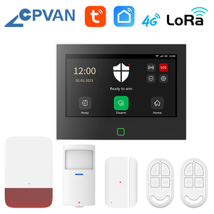 Cpvan Lora phiên bản 4G + Wifi Hệ thống an ninh lên đến 500 mét kết nối trộm Lora tuya hệ thống báo động nhà - Product Image 5