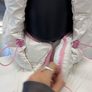 عالية الجودة للغاية الوزن الثقيل Gsm الشتاء الدافئ المتضخم مطوي بغطاء الرأس سحاب يصل عادي الشتاء مصمم الشارع الشهير - Product Image 6