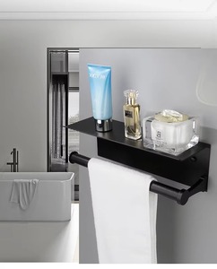 Organisateur de rangement multifonctionnel pour salle de bain, porte-rouleau de papier toilette en aluminium étanche pour hôtel, grand porte-mouchoirs - Product Image 6