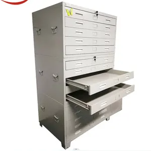 Large vertical plan map drawer flat file cabinet