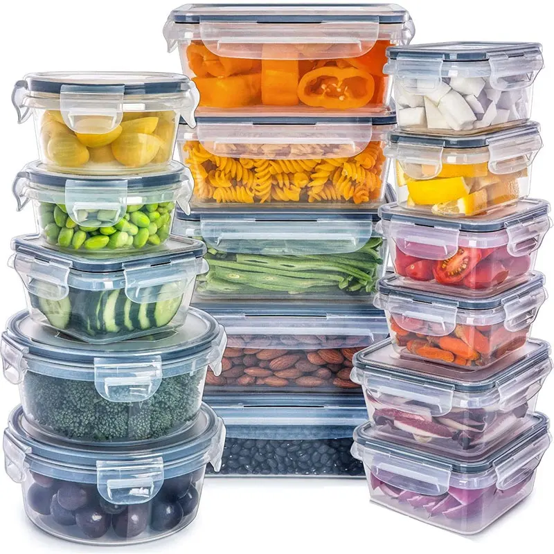 MU Eco-Friendly Multiple Shape & Size Leakproof Thick Glass Meal Prep Bpa Free Food Container Office Bento Lunch Box