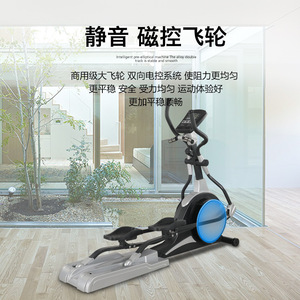 Bicicleta Elíptica con Volante de Inercia de 8 kg, Resistencia Magnética, Tracción Trasera, Equipo de Ejercicio para Interiores, Unisex, Construcción de Acero - Product Image 2