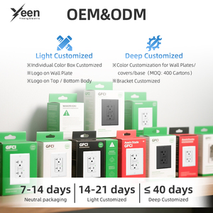 Yineng gfci Outlet 20 AMP <span class=keywords><strong>ul</strong></span> được liệt kê chứng nhận nhà máy dân cư Mỹ TR WR trong tường gfci ổ cắm với OEM hợp tác - Product Image 3