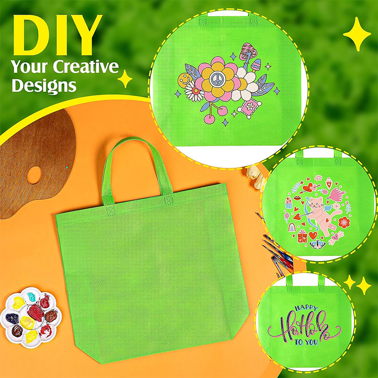 Eco grocery supermarket reusable recycled non-woven promotional custom non woven shopping tote bag with logo
