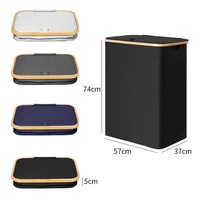 Panier à linge pliable domestique, panier à linge de grande capacité, panier de rangement pour vêtements sales