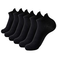 Offres Spéciales Chaussettes Courtes de Course en Coton pour Hommes, Décontractées, Athlétiques, Invisibles, à Motif en Maille, Personnalisables, Marque OEM