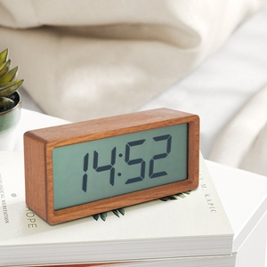 De Madera de mesa LED de alarma de reloj - Product Image 4