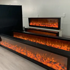 China Factory Modern Design Decorative Flame Fire Place Electric