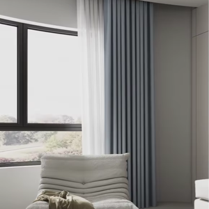 Tende in ciniglia moderne, minimaliste, morbide e personalizzabili per camera da letto principale e <span class=keywords><strong>soggiorno</strong></span> - Product Image 6