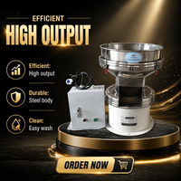 Machine de tamisage vibrant à poudre fine en acier inoxydable de type 450 pour farine et jus