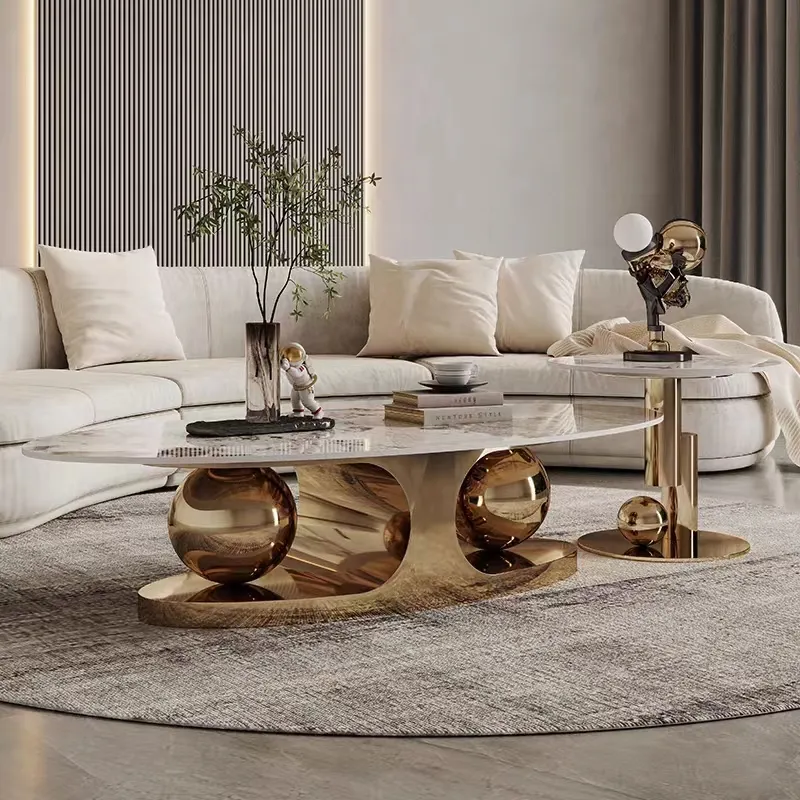 High-end custom high-quality coffee table luxury modern living room set