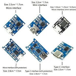 <span class=keywords><strong>TP4056</strong></span> Modules 5V 1A Mini Micro USB Type C 18650 Batterie Lithium <span class=keywords><strong>TP4056</strong></span> Carte Chargeur Module de Charge Circuit avec Protection - Product Image 4