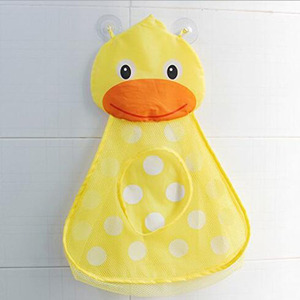 ZQ49 enfants bain jouets organisateur qualité supérieure baignoire jouet stockage maille douche organisateur ensemble avec anti-dérapant ventouses organisateur - Product Image 2