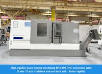 SMTCL tour CNC haute rigidité HTC40S grande portée A2-8 broche Rail dur lit incliné tour CNC