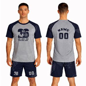 Custom Mens Soccer <b>Cup</b> 2026 Jersey & Shorts Set Red Black Football Training Uniform Personalized <b>Name</b> Number Sports Kit - Product Image 5