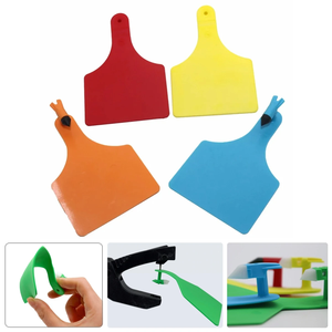 Etiqueta de Oreja para Ganado, TPU Plástico, 115x76mm, Número en Blanco, Etiquetas de Oreja para <span class=keywords><strong>Cabras</strong></span>, Vacas y Ovejas, Personalizables a Mano, Color Personalizado, Certificación CE, Ganadería - Product Image 5