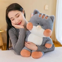 Peluche Dudu Chat, Peluche Bobo Lapin, Coussin de Sommeil, Idéal pour la Décoration Intérieure et les Cadeaux de Fêtes