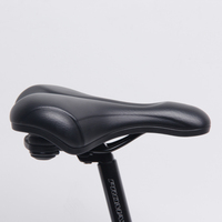 TXED Vélo de ville blanc à suspension 28 pour adulte, vélo de ville électrique 36V 250W, vélos de ville électriques à 7 vitesses