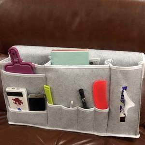Organizzatore del Caddy del comodino 2026 di stoccaggio del <span class=keywords><strong>divano</strong></span> scrivania in feltro <span class=keywords><strong>da</strong></span> comodino appeso bracciale Organizer per libro telecomandato Mobile - Product Image 5