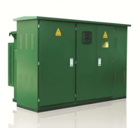 Transformateur de type boîte triphasé 35KV norme IEC, sous-station compacte pour la distribution d'énergie électrique