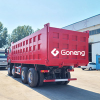 Camion benne Sinotruk Howo d'occasion 12 pneus 8x4 Nx Tx 371ch 380ch