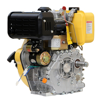 Moteur diesel refroidi par air TAVAS personnalisable 12HP, démarrage manuel/électrique, 4 temps, injection directe, 667cc, monocylindre, Euro 2, 1100FE