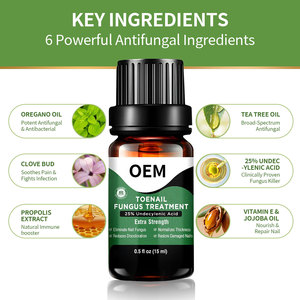 Huiles essentielles d'arbre à thé et d'origan <span class=keywords><strong>pour</strong></span> le traitement <span class=keywords><strong>des</strong></span> <span class=keywords><strong>ongles</strong></span> <span class=keywords><strong>des</strong></span> pieds, traitement extra fort contre les mycoses <span class=keywords><strong>des</strong></span> <span class=keywords><strong>ongles</strong></span> et le pied d'athlète - Product Image 5