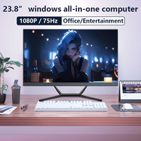 Nuevo ordenador todo en uno de 23,8 pulgadas 16 + 512GB 1920*1080 75HZ AIO PC para oficina comercial y hogar