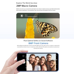 ขายส่ง <span class=keywords><strong>Ulefone</strong></span> Note <span class=keywords><strong>12P</strong></span> 4GB+64GB แบตเตอรี่ 7700mAh หน้าจอ 6.82 นิ้ว 1640 x 720 พิกเซล ระบบปฏิบัติการ Android 11 ชิปเซ็ต SC9863A โทรศัพท์มือถือ - Product Image 3