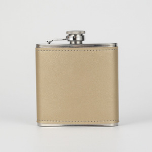 Tùy chỉnh xì gà jagermeister Hip <span class=keywords><strong>Flask</strong></span> 8oz với kim loại dập nổi logo cho kẻ sọc rượu Matte Đen - Product Image 6
