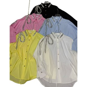 <span class=keywords><strong>Camicia</strong></span> GX-2026 Nuovo Stile <span class=keywords><strong>con</strong></span> Perline Ricamate e <span class=keywords><strong>Paillettes</strong></span>, <span class=keywords><strong>Camicia</strong></span> di Alta Gamma dal Look Sofisticato - Product Image 4