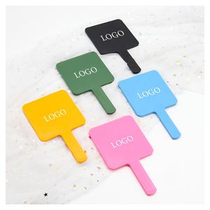 Espejo de bolsillo compacto de mano con logotipo personalizado con espejo de maquillaje de etiqueta privada para uso de belleza - Product Image 4