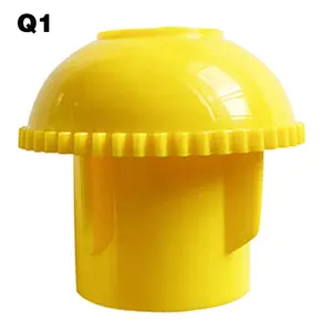 Construction Caps Safety Round Plastic Reinforced Steel Pipe Scaffold Rebar End Cap Green Yellow Factory Sale Safety Protection