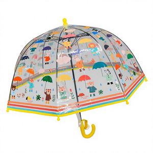 Parapluie à long manche de style japonais BSCI ALT pour enfants, diamètre 90 cm, ouverture manuelle, pour les élèves de maternelle et d'école primaire - Product Image 3