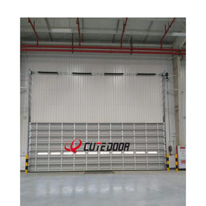 <span class=keywords><strong>Porte</strong></span> <span class=keywords><strong>sectionnelle</strong></span> à peau unique de conception <span class=keywords><strong>industrielle</strong></span> pour les usines et les centres logistiques en alliage d'aluminium - Product Image 4