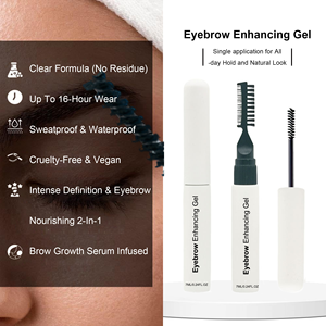 Nhãn hiệu riêng không thấm nước Eye Brow Gel lâu dài mạnh mẽ giữ cán Brow Styling Gel rõ ràng lông mày Enhancer Gel - Product Image 3