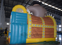 Utilisation familiale petit videur gonflable enfants sautant csatle avec toboggan chine trampoline gonflable à vendre