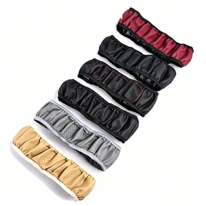 Housse de <span class=keywords><strong>volant</strong></span> de voiture universelle en <span class=keywords><strong>cuir</strong></span> microfibre, housse de protection antidérapante et respirante pour <span class=keywords><strong>volant</strong></span> de 37 <span class=keywords><strong>à</strong></span> 39 cm - Product Image 5