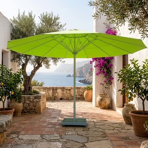 Parasol de plage européen UPF50+ en tissu pour l'ombre des cours espagnoles et italiennes - Product Image 3