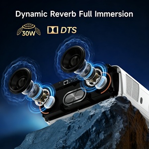 Nouveau <span class=keywords><strong>projecteur</strong></span> intelligent Linux 1650 ANSI, 1080p natif, autofocus TOF, WiFi 6, BT, MEMC pour l'éducation, vente en gros OEM - Product Image 4