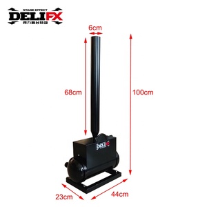 Trường hợp chuyến bay đóng gói Confetti Streamer bé máy tắm Máy nén khí hoặc CO2 Blaster màu khói bột Giới tính tiết lộ pháo - Product Image 3