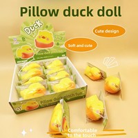 Jouet anti-stress en caoutchouc ultra-doux en forme de petit canard ; Rebond lent pour la décompression/détente ; À partir de 5 ans ; Vente en gros disponible