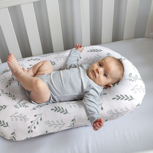 Penutup kursi panjang bayi, kain Muslin lembut dan bernapas 100% katun penutup kursi baru lahir sarung untuk anak laki-laki perempuan - Product Image 4