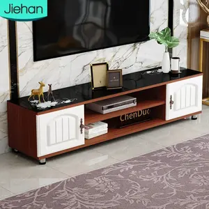 China supplier adjustable long gray 2023 mdf tv table living room classic tv display stands designs