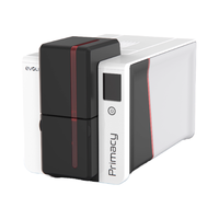 Imprimante de cartes PVC Evolis Primacy2 originale - Interface USB, résolution 300 dpi, 280 cartes/heure, prête pour SDK, format de papier max. 54 mm, garantie 1 an