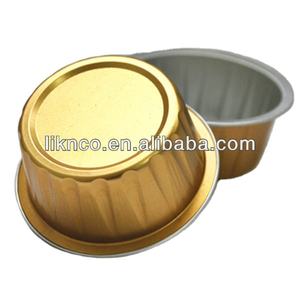 Casserole en aluminium doré jetable de qualité alimentaire pour la restauration, la pâtisserie et la cuisine - Product Image 3