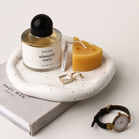 Plat de rangement en porcelaine de luxe moderne, porte-clés, ornements pour cheveux, cadeaux, tendance transfrontalière, décoration intérieure, Origrow Chine