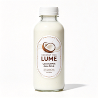 Étiquettes de bouteilles de jus de noix de coco Haoxuan ODM, autocollantes, imperméables, imprimées, autocollants pour boissons, service d'impression personnalisé