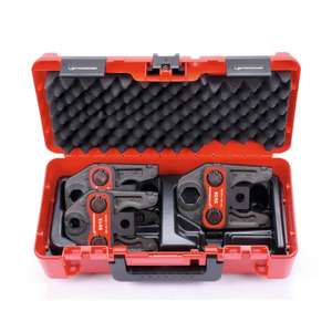 ROTHENBERGER - 1000002068 Juego de mordazas de prensa estándar SV 15-22-28 - EAN 4004625463703 PRENSING - Product Image 1